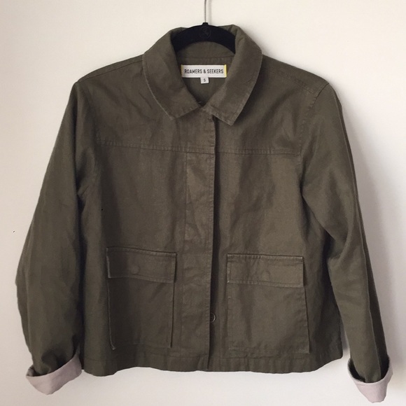 Roamers & Seekers Boxy Cropped Jacket - Picture 4 of 5